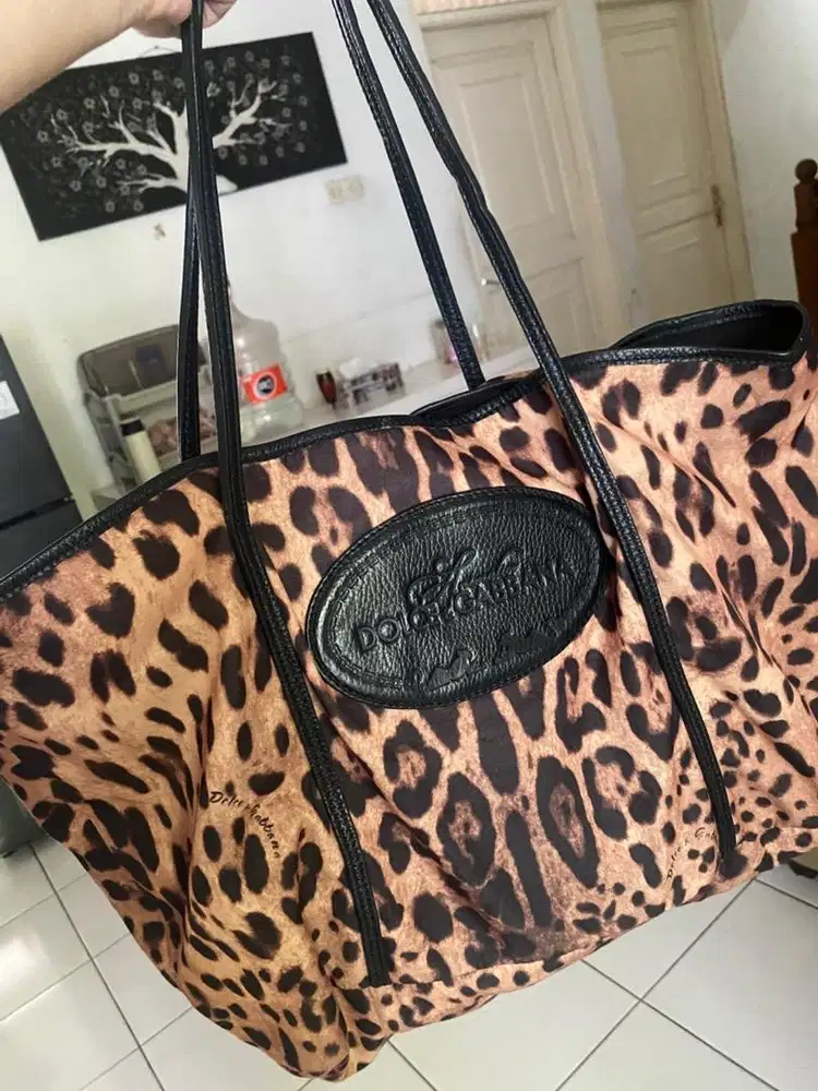 DnG totebag leopard second