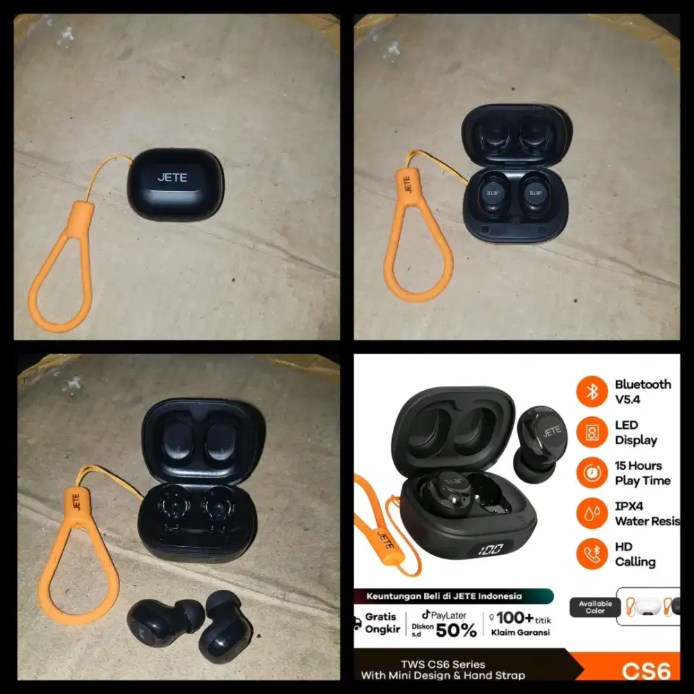 earbuds jete cs6