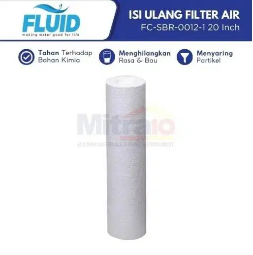 FLASH SALE  05 : 07 : 03  Fluid Isi Ulang Filter Air Penyaring Kotoran