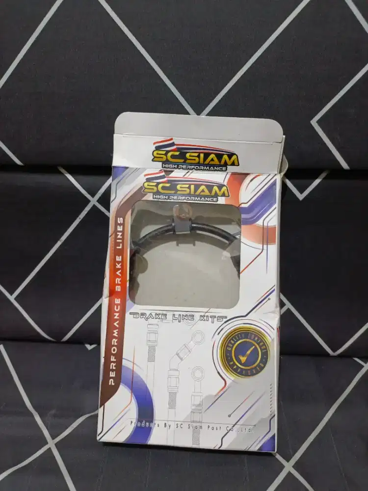 Selang rem SC siam 90cm panjang 36 inc fitting 90 deratat Thailand