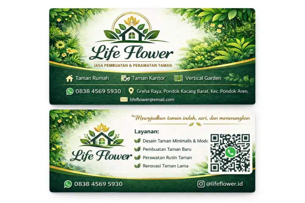 Jasa pembuatan taman dan jasa merawat taman