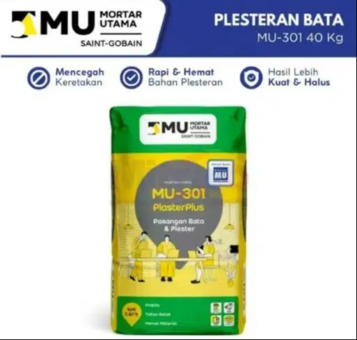 Mortar Semen Plesteran Bata MU-301 40 Kg