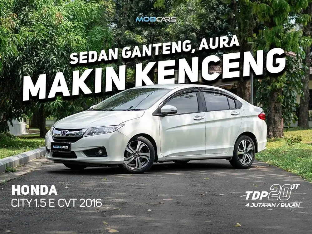 HONDA CITY 1.5 E AT MATIC 2016 FREE SMART TV ANDROID 32INCH