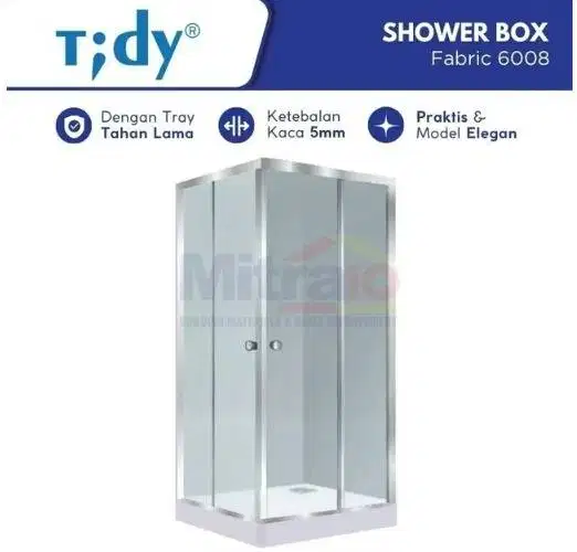 Tidy Shower Room Persegi 6008 Fabric Square