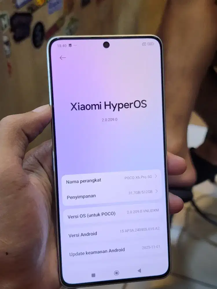 Poco x6 pro 512gb fullset ori segel