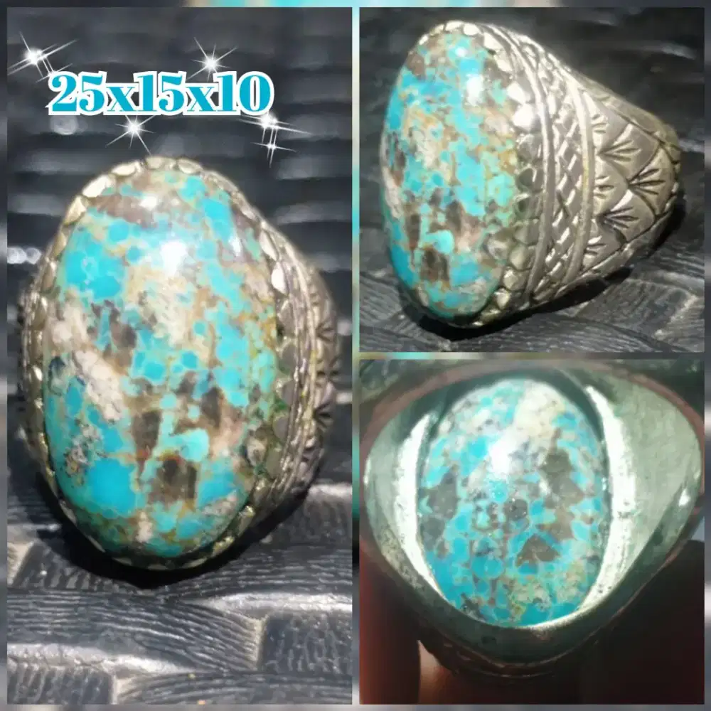 Batu Akik Pirus Persia Full Daging Mumbul Jumbo