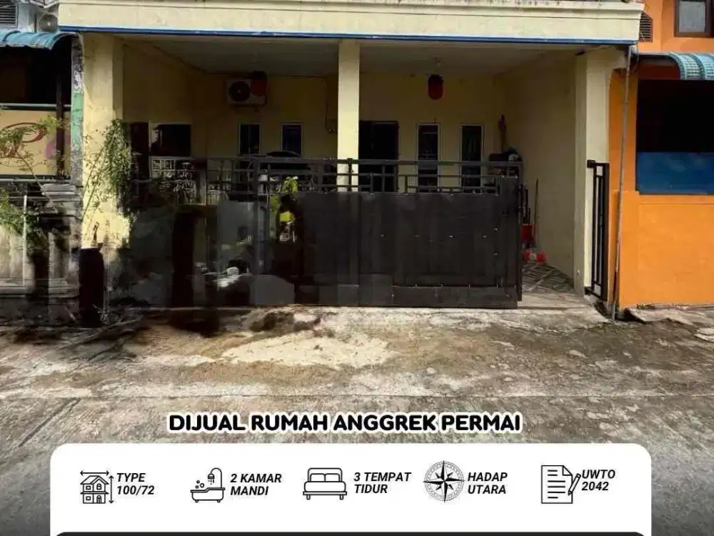 Dijual rumah Anggrek Permai Baloi