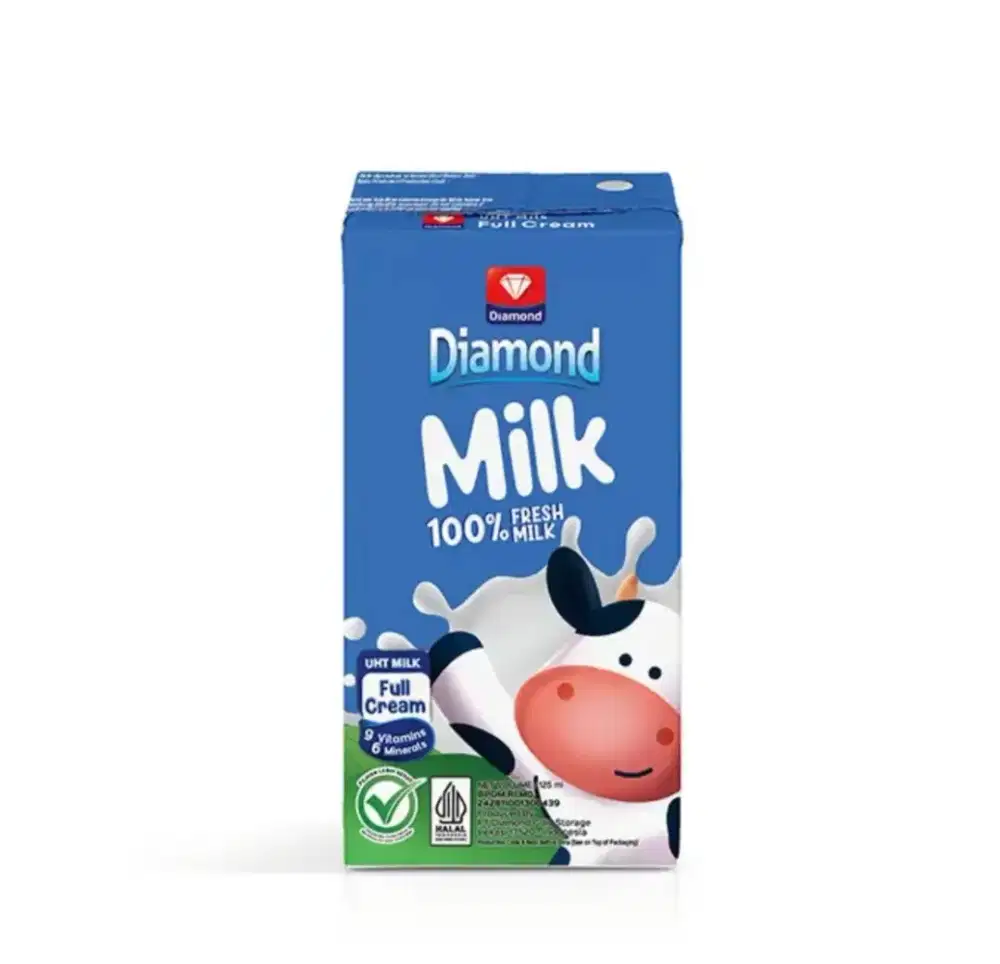 Susu UHT diamond 125ml