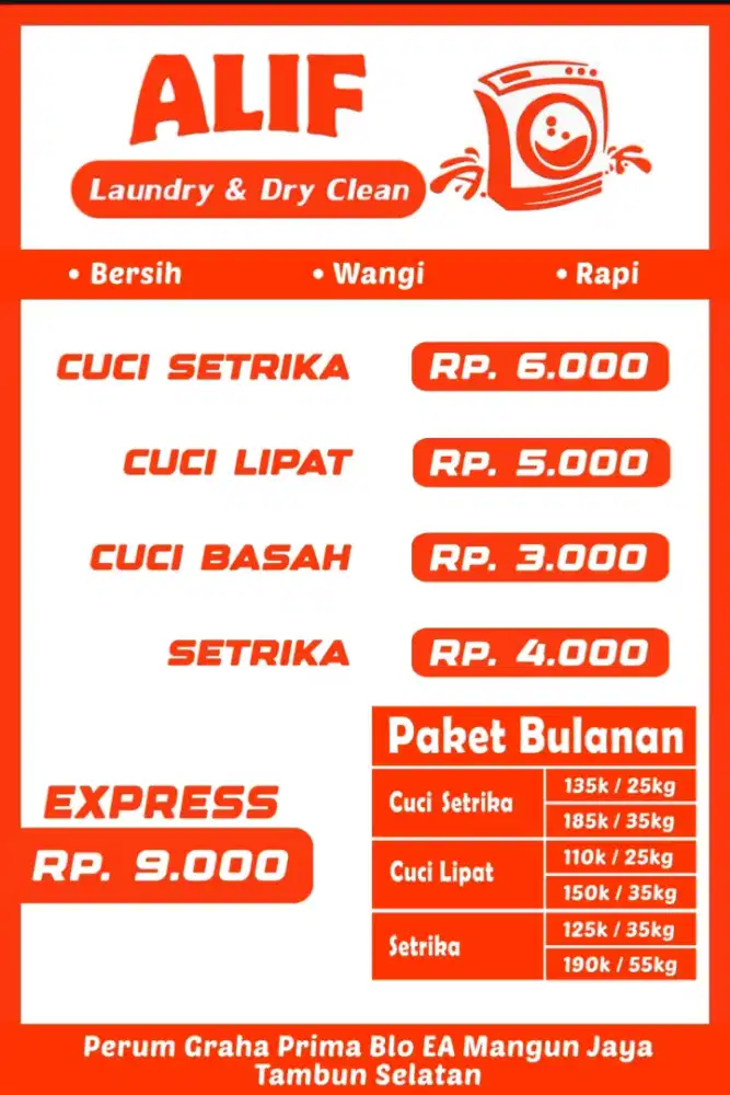 Loker laundry graha prima