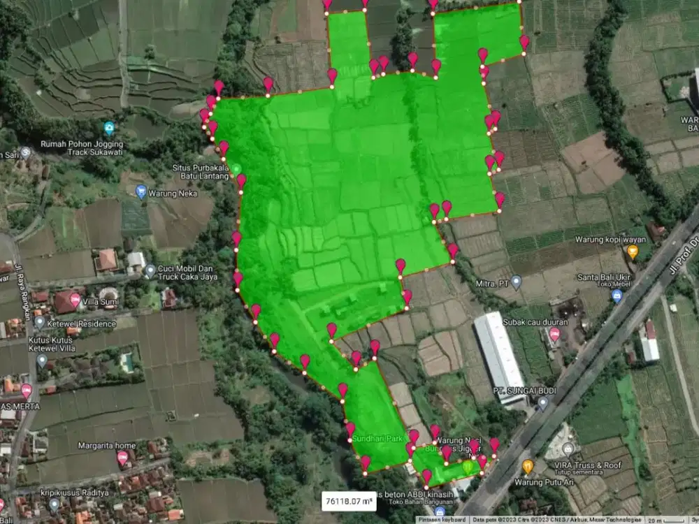 TANAH LUAS STRATEGIS BY PASS IDA BAGUS MANTRA KETEWEL SUKAWATI BALI