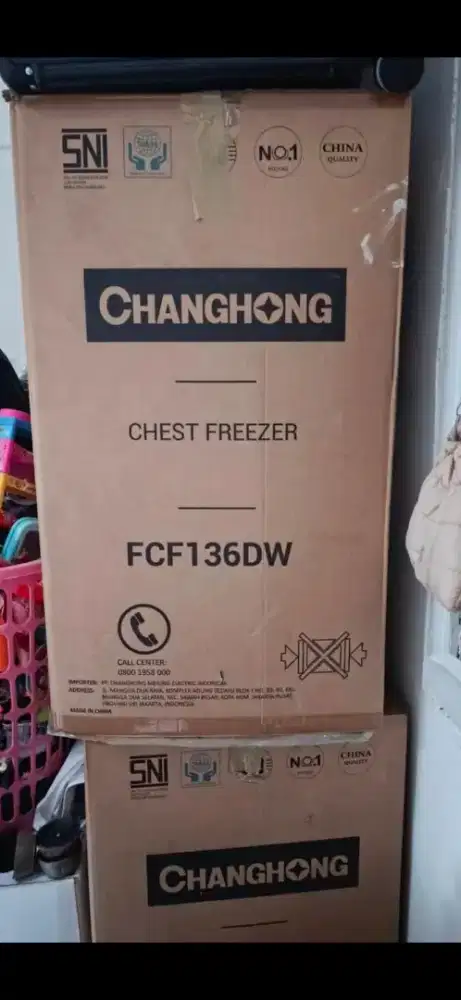 Freezer changchong 110 liter