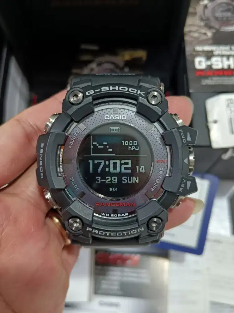 Casio G-Shock GPR-B1000-1DR Rangeman original bekas sangat bagus