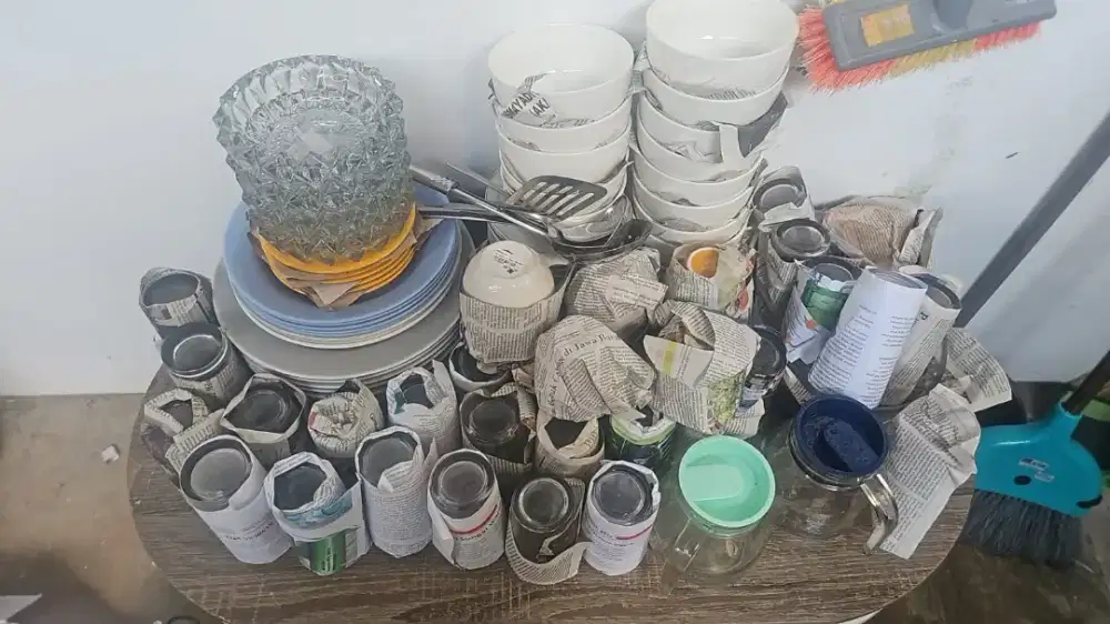 Piring dan cangkir,mangkok