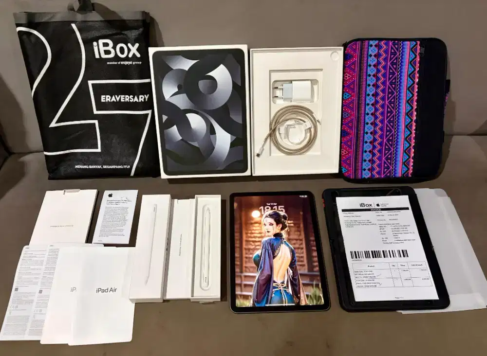 ipad air 5 M1 + apple pencil gen 2 FULLSET IBOX