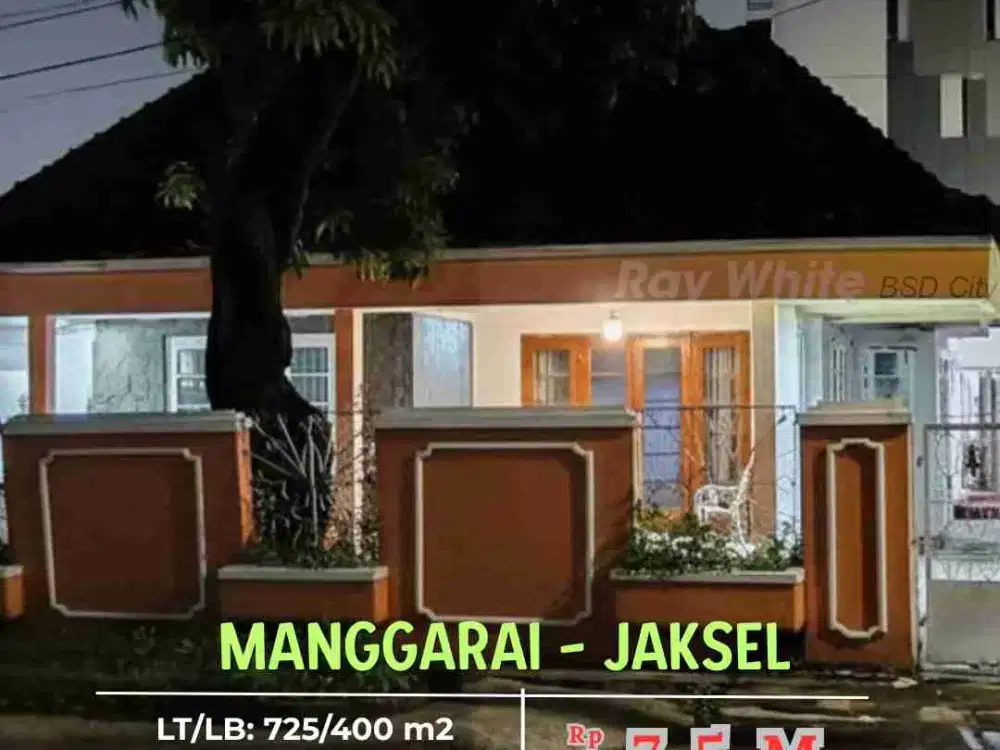 Rumah Estetik Peninggalan Kolonial Belanda di Manggarai Jaksel
