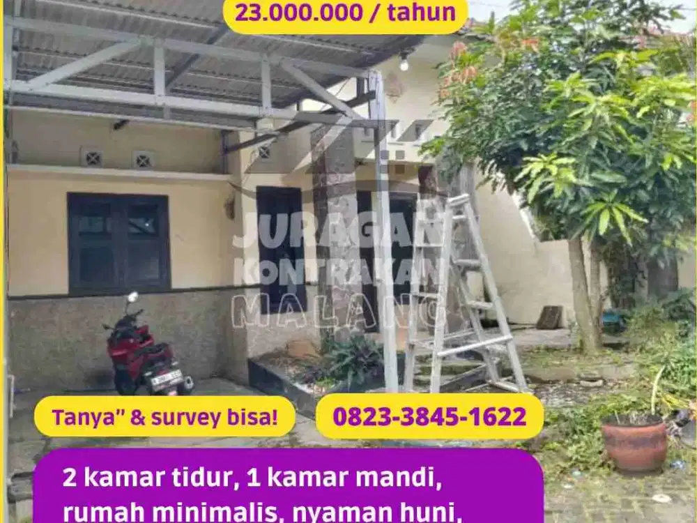 Sewa Kontrak Rumah Minimalis Perumahan Malang dekat Kampus