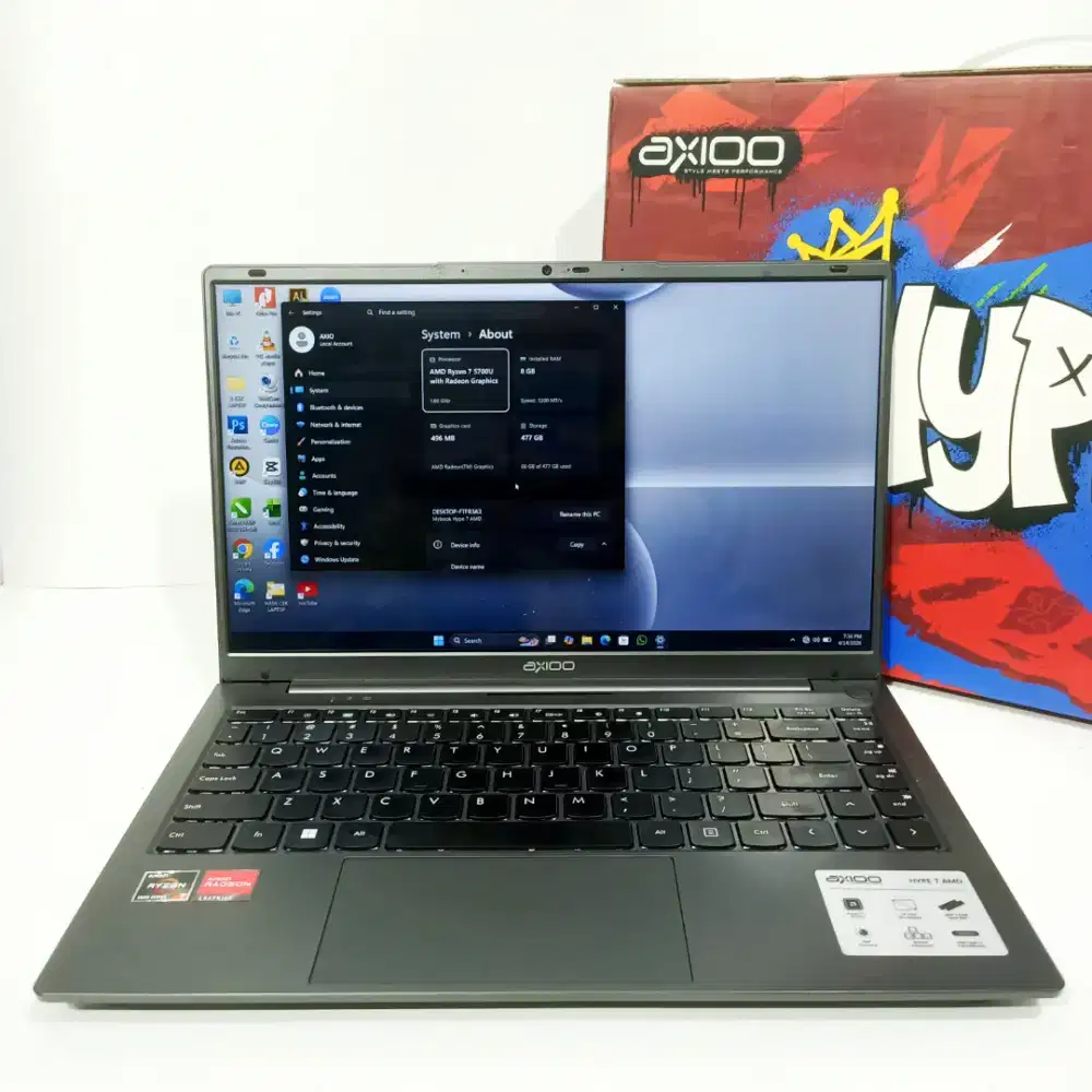 LAPTOP AXIOO HYPE 7 AMD