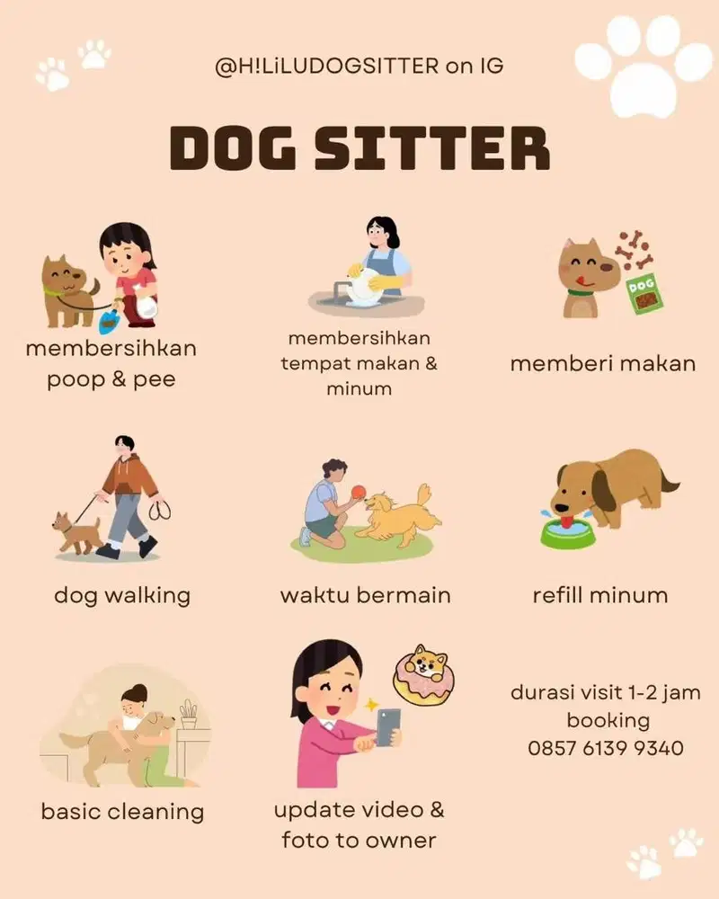 Jasa Dog Sitter Home Service