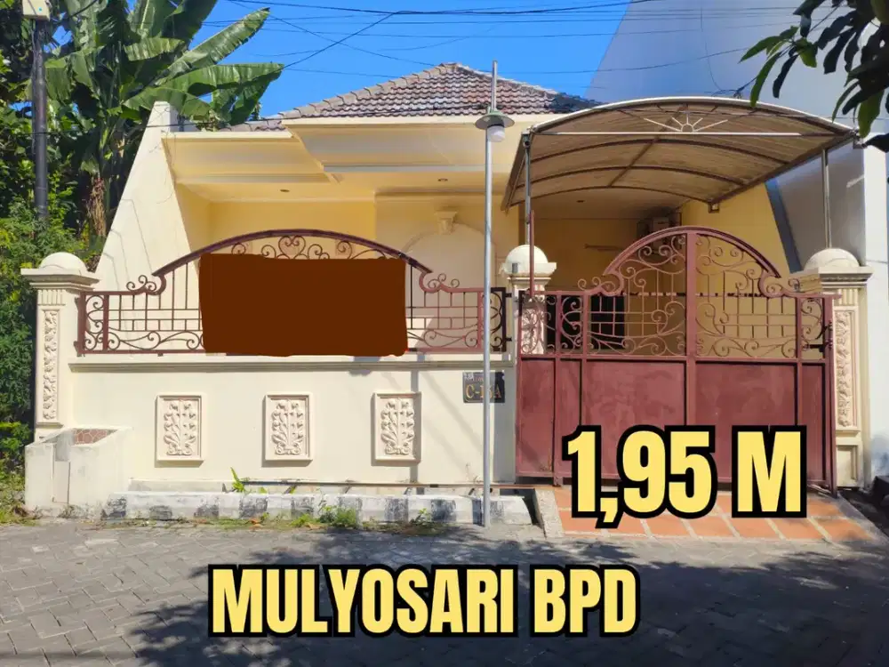 ‼️SIAP HUNI‼️RUMAH MULYOSARI BPD SUTOREJO SELANGKAH KE RAYA MULYOSARI. DEKAT MERR, SUTOREJO, KENJERAN, DHARMAHUSADA, PAKUWON CITY, ITS UNAIR, UWK