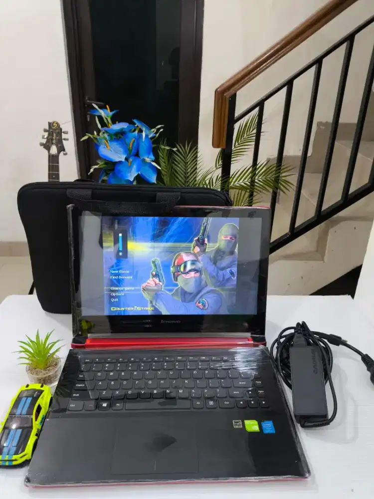 LENOVO FLEX Merah Meriah A0CN21 TOUCHSCREEN [RAM 8GB + SSD VGA NVIDIA]