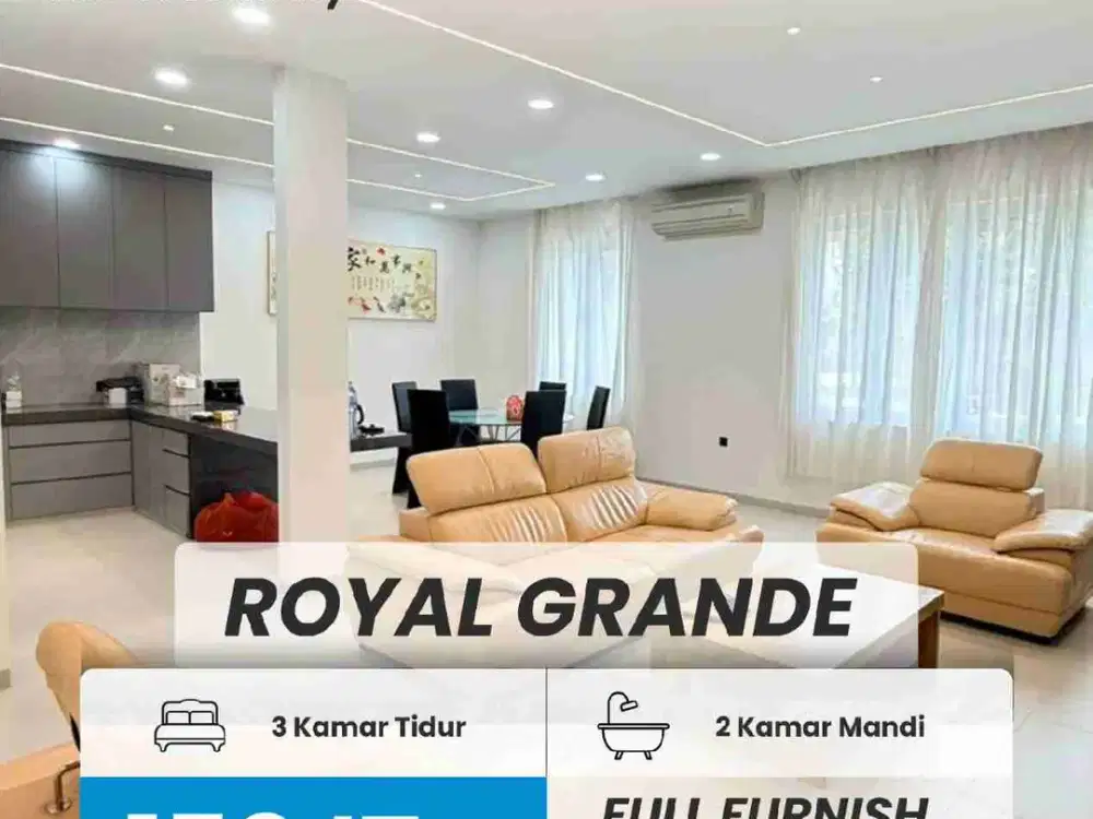 DISEWA RUMAH DI GRAND ROYAL LOKASI STRATEGIES 3KT 3KM