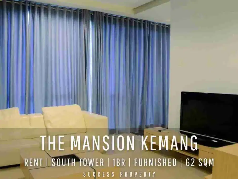 For Rent! The Mansion at Kemang Apartment South Tower 1BR Low Floor Fully Furnished