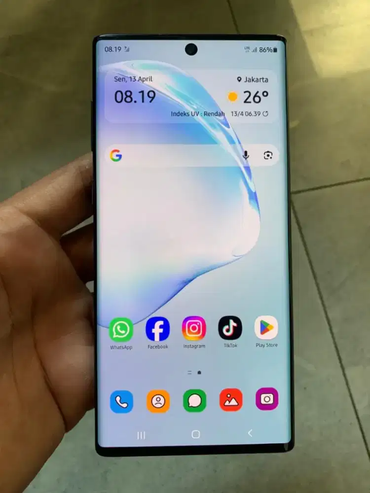 SAMSUNG NOTE 10 5G RAM 12/256 EX INTER NO RESET