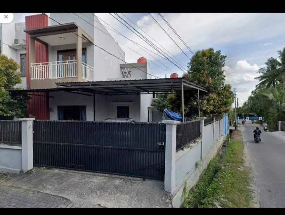Dijual Rumah di Rumbai Jl Penggalan 1, posisi strategis tepi jalan.