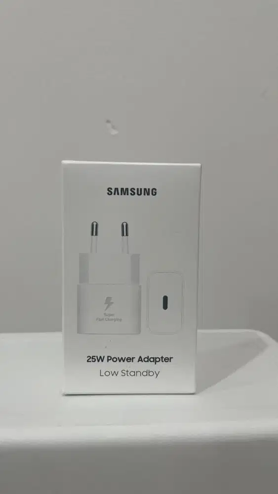 jual charger samsung original 25w baru ya
