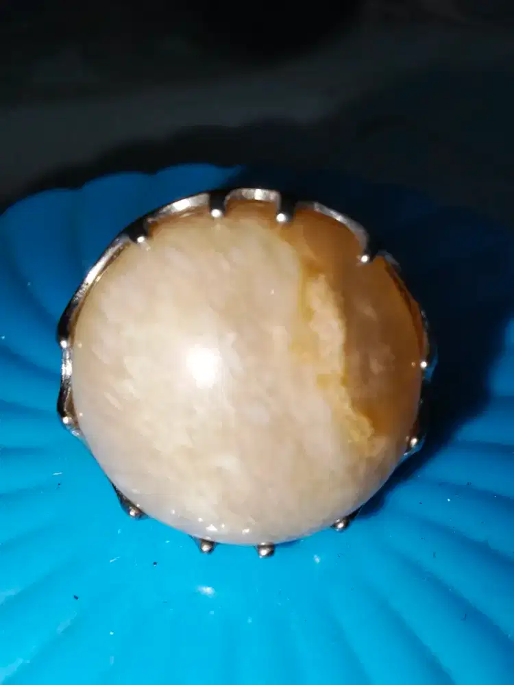 Batu akik. Bentuk pandan.2pcs.