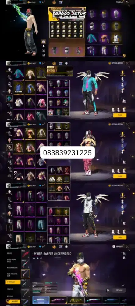 Jual akun freefire murah meriah