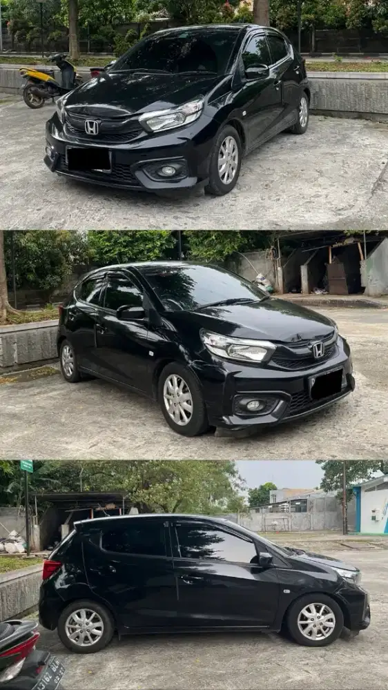 Honda Brio E CVT 2022 hitam km 65.000