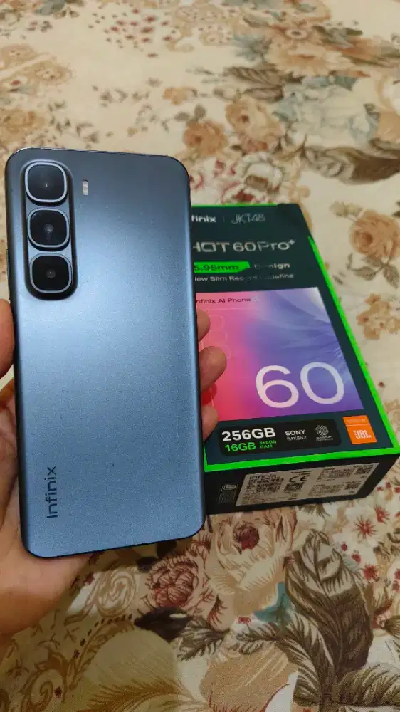 infinix hot 60 pro + , ram 8+8/256