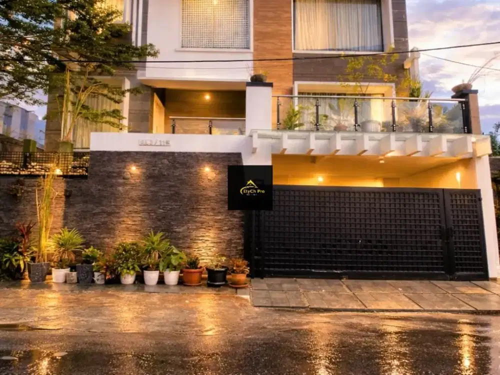 D54.Rumah Mewah Siap Huni Ada Privat Pool Strategis Dlm Komp Billymoon Pondok Kelapa Jaktim