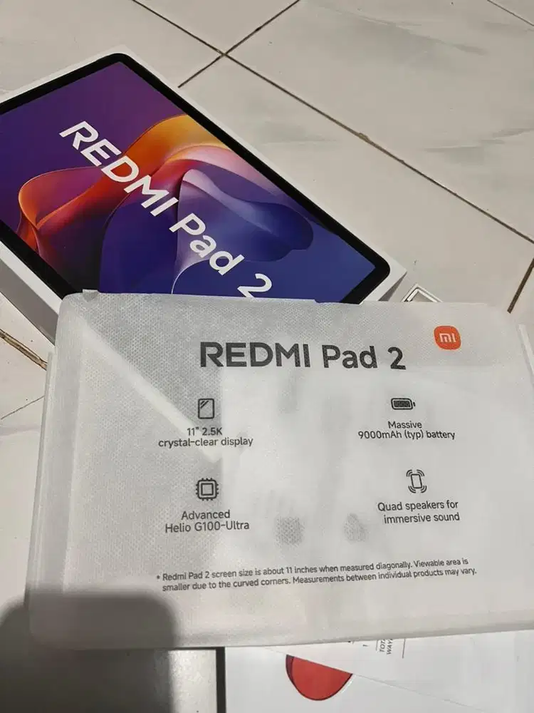Redmi Pad 2 4+128 GB Grey (LENGKAP)