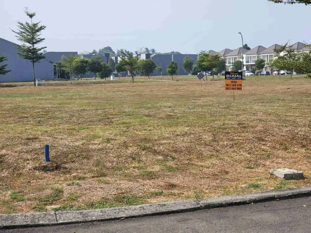 JUAL CEPAT !! Tanah Kavling Suvarna Sutera Hoek 548m2