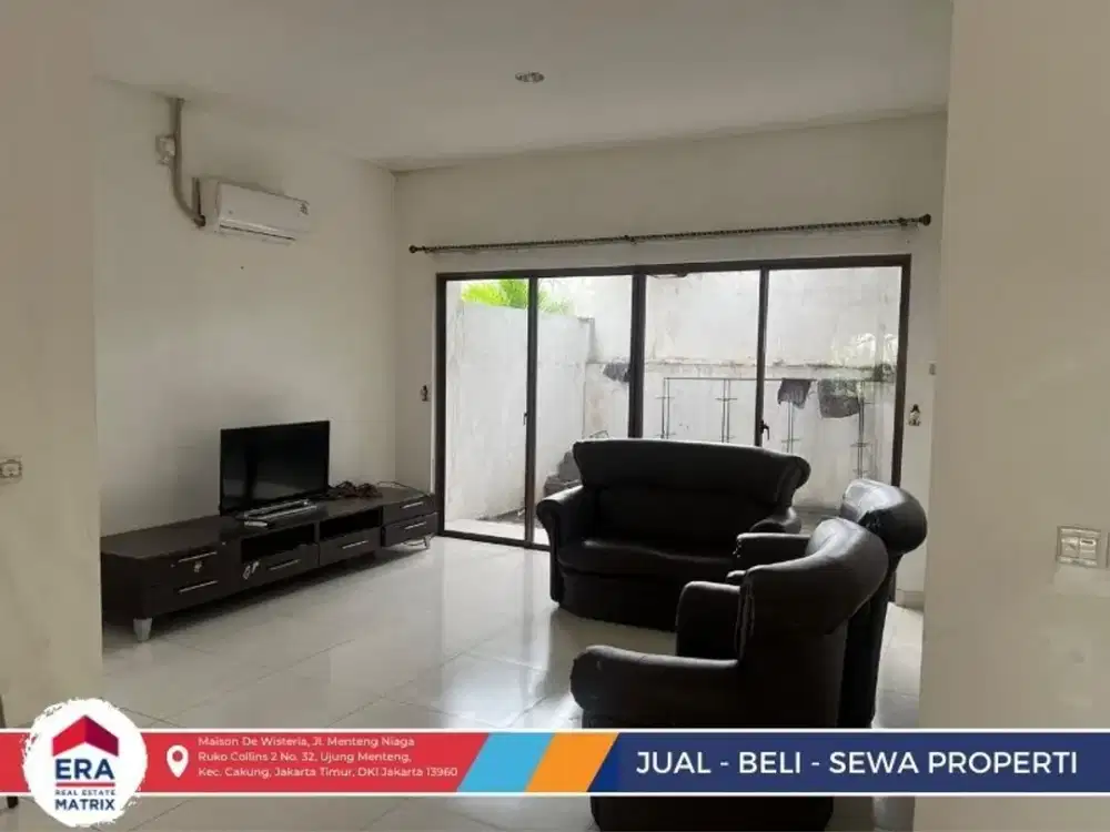 Jual Cepat Rumah Siap Huni Lebar 9 LT 148 Semi Furnish di Cluster Zebrina Jakarta Garden City (JGC) Cakung Jakarta Timur