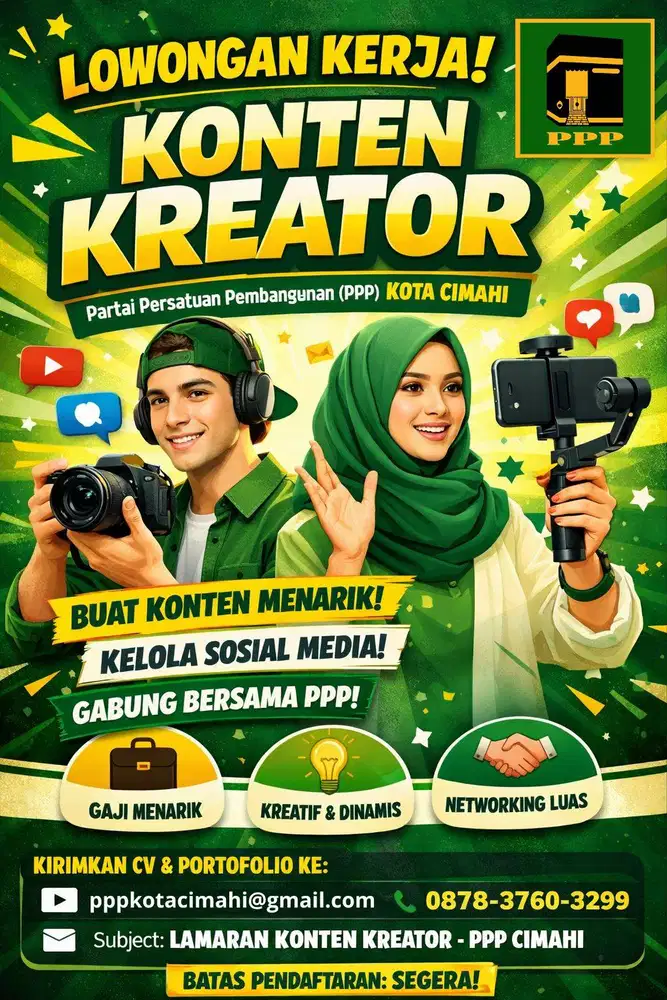 Lowongan Kerja Konten Kreator! Bayaran 100rb/Hari – Cimahi