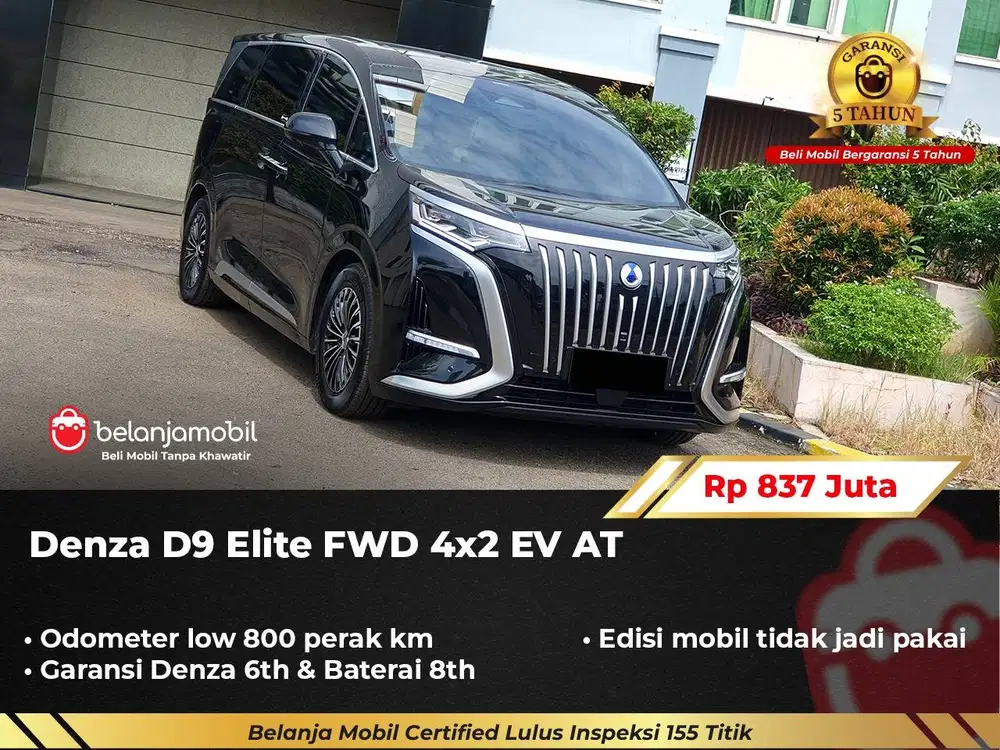 [ ODO 800 KM ] Denza D9 D 9 Elite FWD 4x2 EV AT 2025/2026