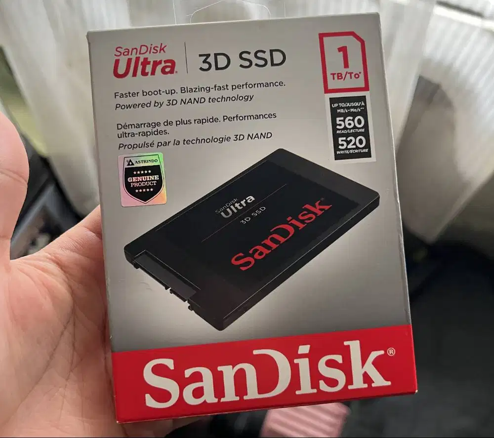SSD SATA Sandisk 3D Ultra 1TB (BARU TAPI UNSEAL)