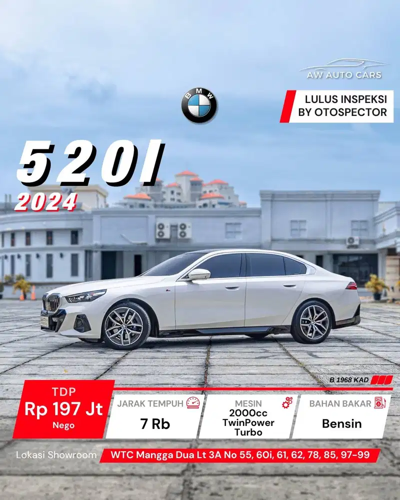 BMW 520i MSport 2024 M Sport 2023 Luxury G60 Seri 5
