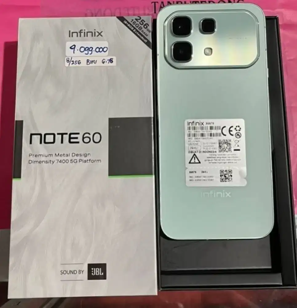 infinix note 60 fullset grs setahun