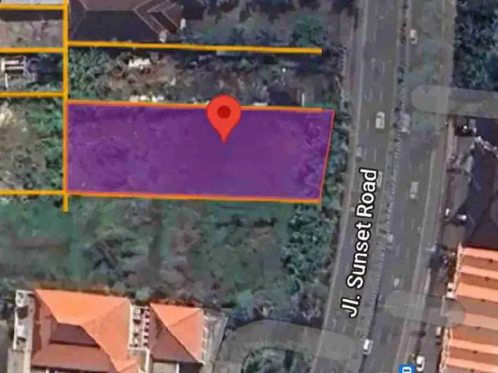 DIJUAL TANAH STRATEGIS DI PUSAT BISNIS DI KUTA SANSET ROAD KUTA , BALI