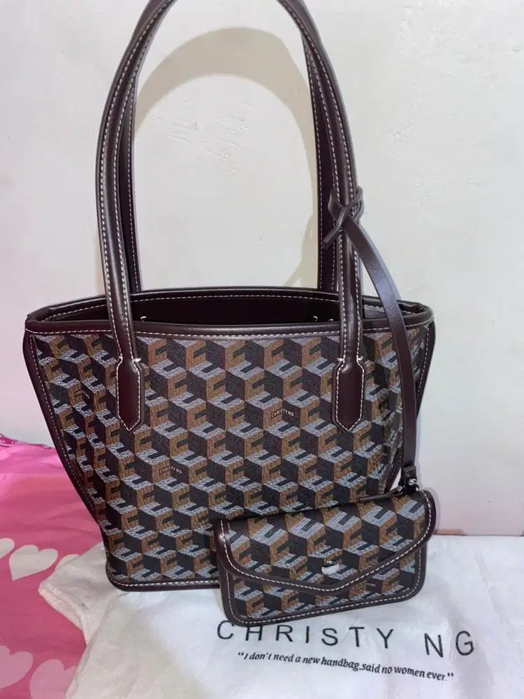 Christy Ng Russo Mini Tote Bag Brown