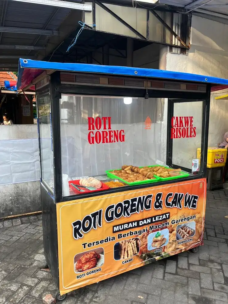 Jual Rombong Bekas Roti Goreng