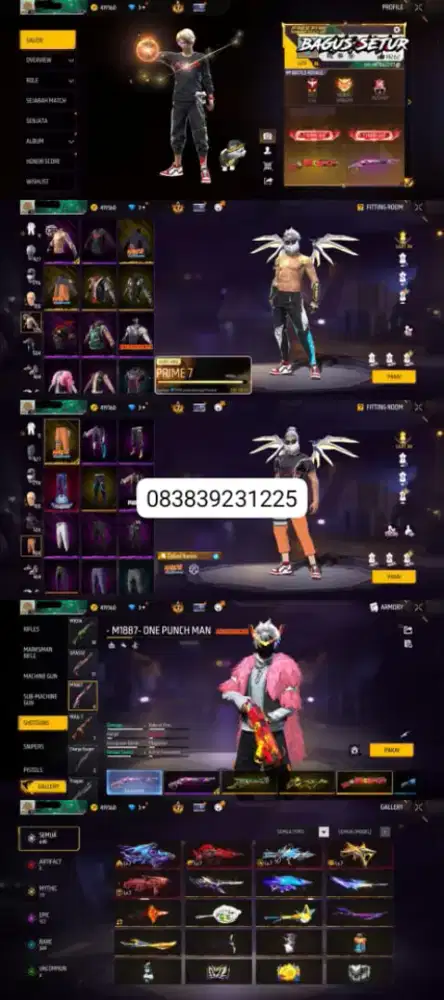 Jual akun freefire murah meriah