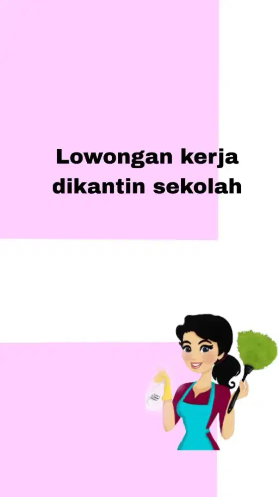 Lowongan kerja dikantin sekolah