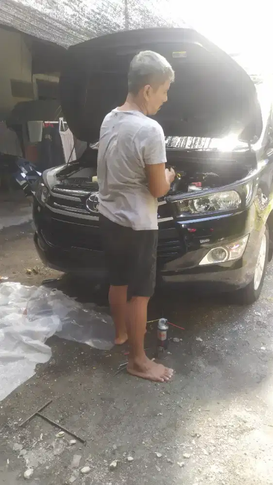 Bemper & gril  inova reborn th 2019 cat mulus tinggal pasang