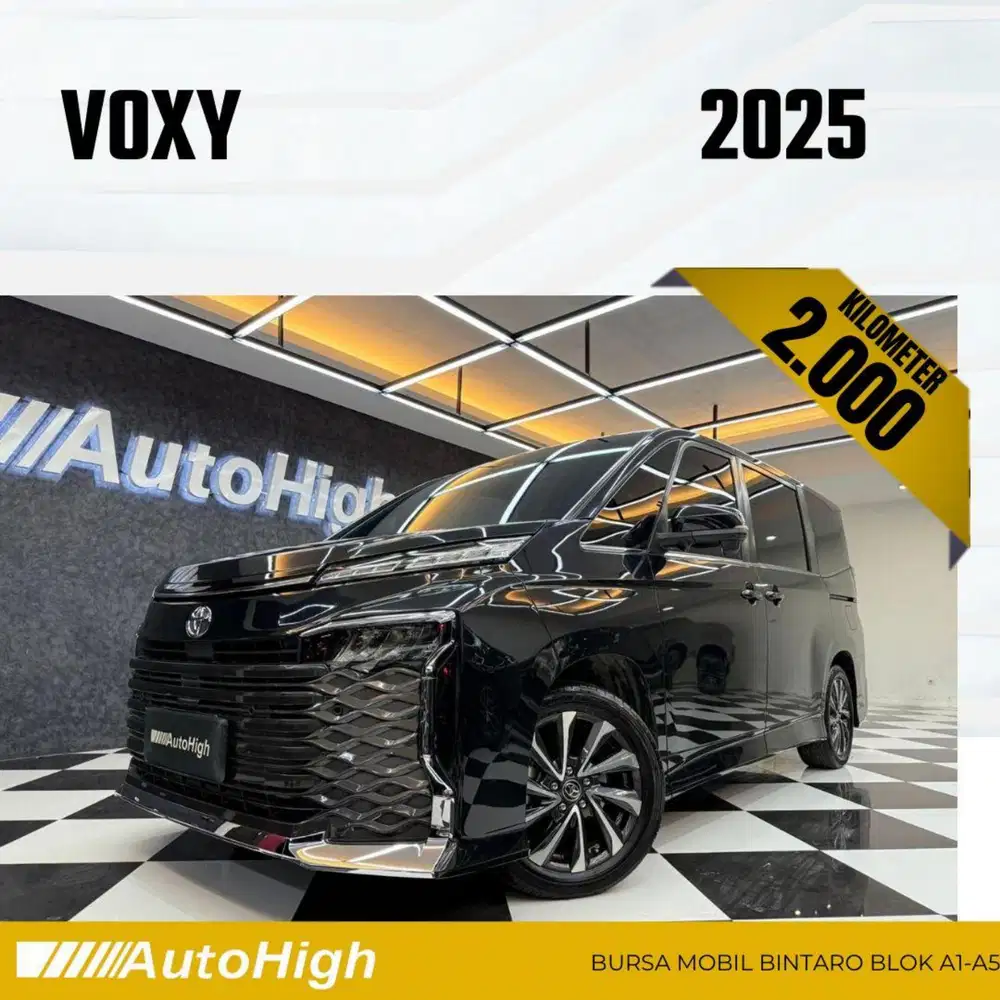 DP10% [Km2.000] Voxy 2025 Black Reg 2026 #AUTOHIGH