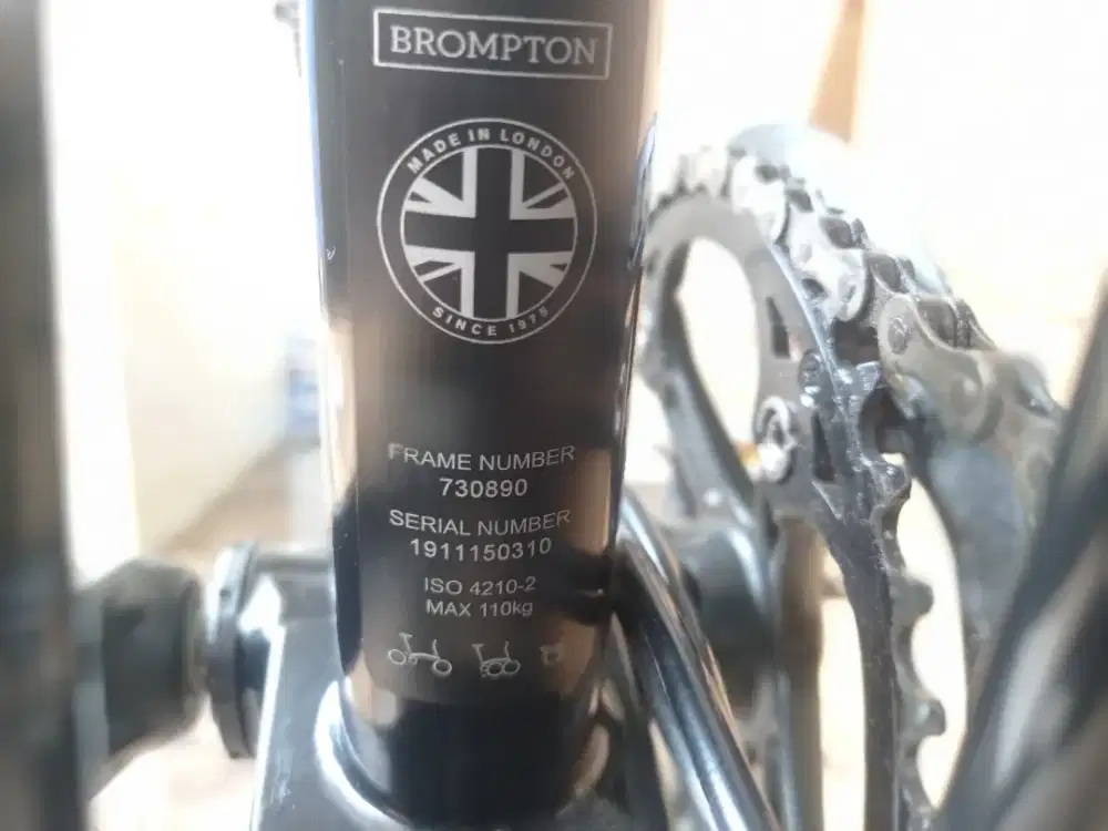 Brompton M6R 2020 Black Be Murah Istimewa